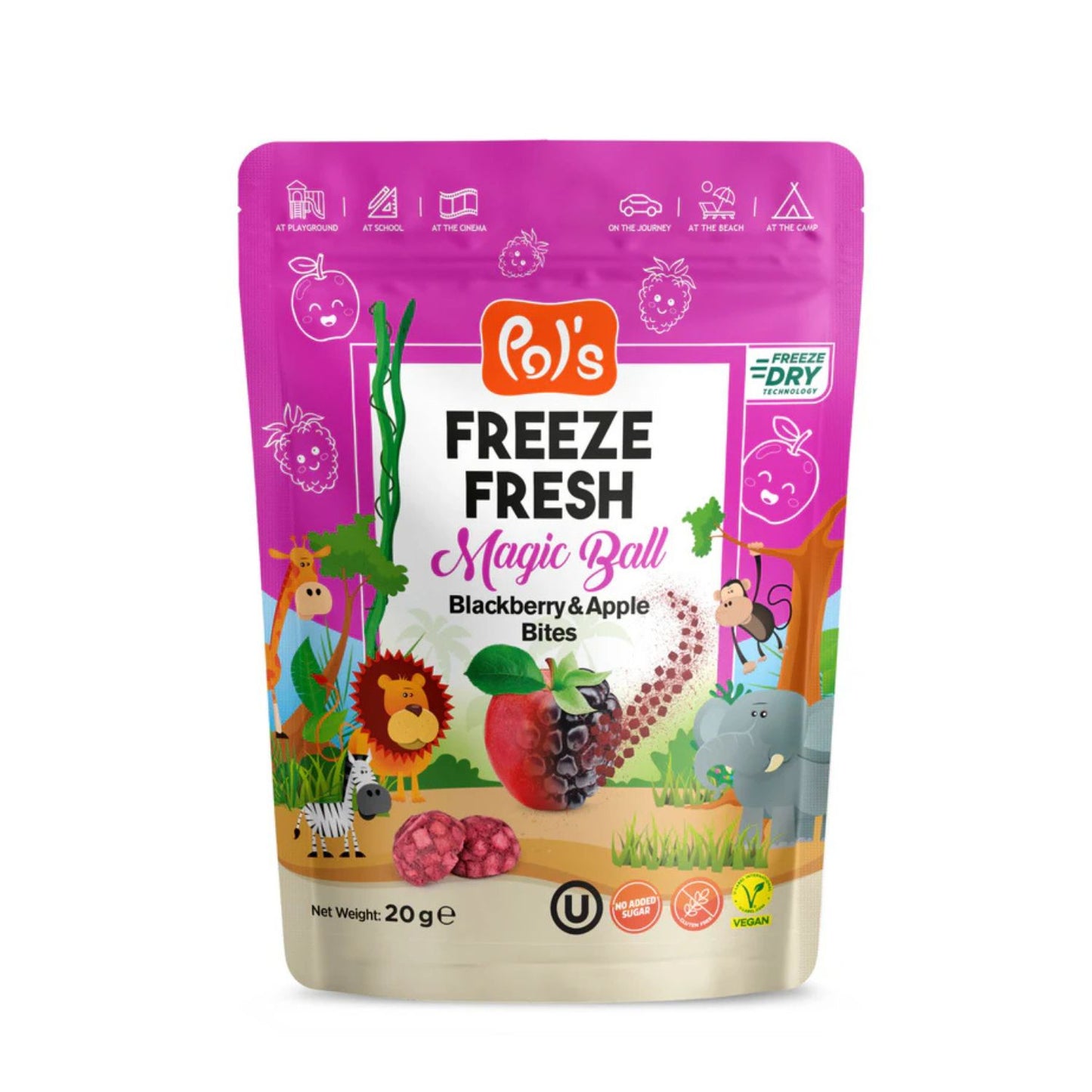 Kids Freeze-Dried Fruit Snack Bundle | Pol’s Freeze Fresh (10-Pack)