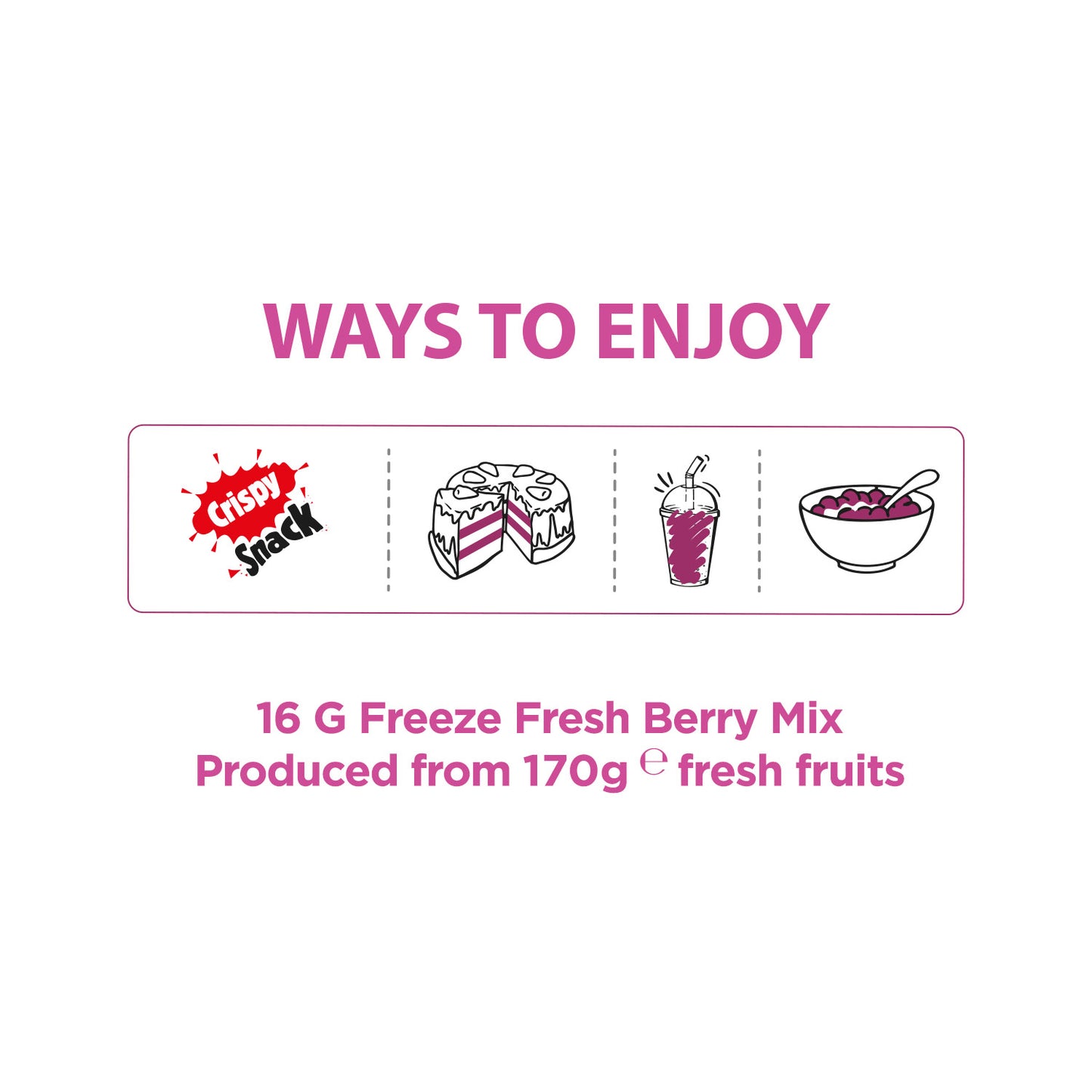 Mixed Berry Freeze-Dried Fruit Snacks | Pol's Freeze Fresh- 10 Pack