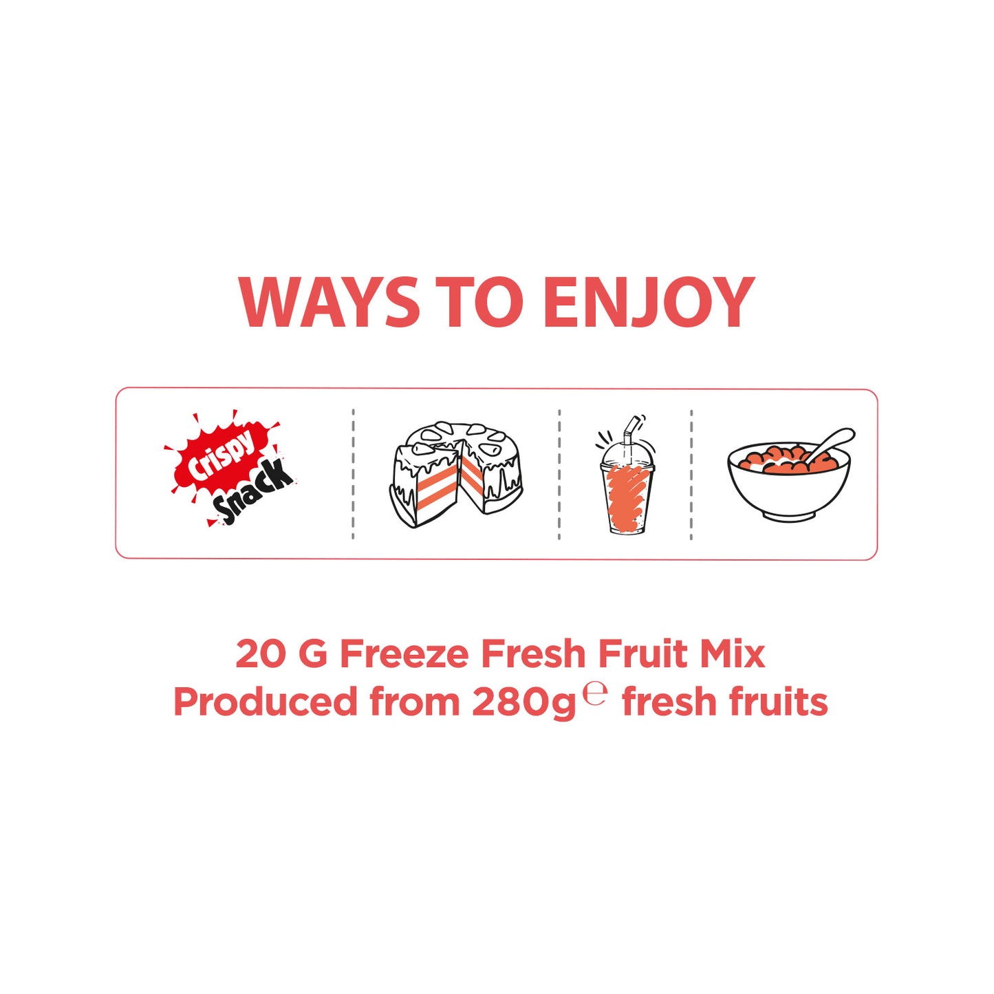 Fruit Mix Freeze-Dried Snacks | Pol's Freeze Fresh- 10 Pack