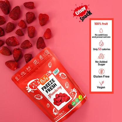 Strawberry Freeze-Dried Fruit Snacks | Pol's Freeze Fresh